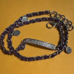 Premier Design: Purple wrap bracelet. Faith, Hope, Love, Joy